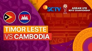 LIVE TIMOR LESTE U19 VS CAMBOJA U19 I AFF U19 [upl. by Oconnor556]