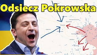 Odsiecz dla Pokrowska wojna na Ukrainie [upl. by Ansilme362]