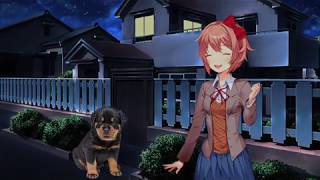 Sayori Adopts A Puppy A DDLC Fan Mod [upl. by Oiramal77]