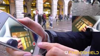 Screen Protector Rhino shield  Drop test in London [upl. by Acisse961]