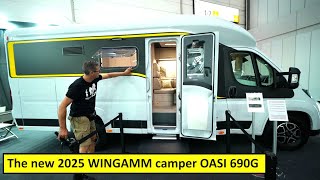 The new 2025 WINGAMM camper OASI 690G [upl. by Baerman704]