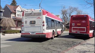 TTC Line 2 Shuttle Bus Ride 3650 from StGeorge Stn to Woodbine Stn March 30th 2024 [upl. by Acinyt]