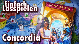 In Concordia gemütlich Rom erobern  Einfach Losspielen Anleitung [upl. by Mowbray]