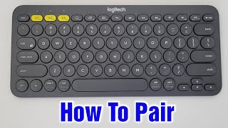 How to connect logitech wireless keyboard k380 [upl. by Shela]