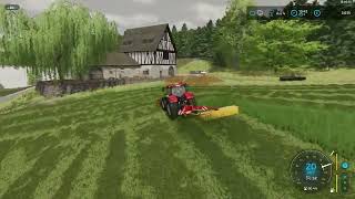 FS22 Nouveau Tracteur Première coupe denrubanné [upl. by Colbert]