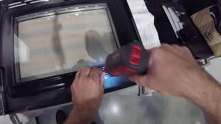 Fulgor Milano 100 Series Oven Door Removal and Disassembly [upl. by Elwaine]