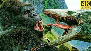 Kong Vs Skullcrawler Full  4k   Final Fight Seen  Kong  Skull Island Movie  2017 [upl. by Brana]