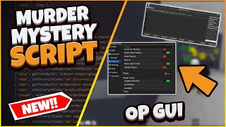 NEW Murder Mystery 2 Script GUI AutoFarm Silent Aim  More Pastebin 2022 [upl. by Cattima]