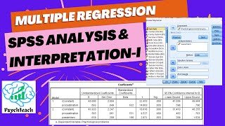 SPSS Tutor Multiple Regression Analysis amp Interpretation [upl. by Akimas592]