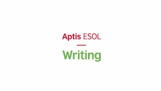 Aptis ESOL Writing test – format and tips [upl. by Olathe803]