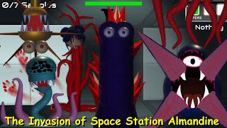 The Invasion of Space Station Almandine  Baldis Basics Mod [upl. by Innavoig]