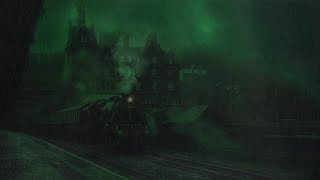 Victorian Railway in the Rain  Nostalgic Train Station Ambience with Soothing Rain amp Steam Sounds [upl. by Ressan]