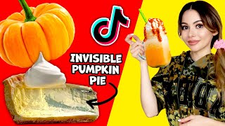 Testing VIRAL TikTok Pumpkin Fall Hacks  Edible Food Art [upl. by Baptista520]