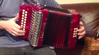 Lisheen red celluloid BC Accordion [upl. by Dduj]