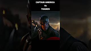 Captain America Vs Thanos Fight Status  Captain America Power Status shorts [upl. by Delia454]