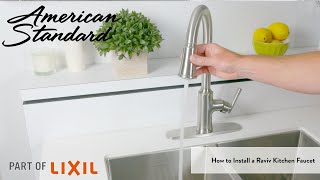 How to Install Your Raviv Kitchen Faucet [upl. by Jaco831]