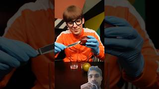 Apple 🍎🍏 juice experiment challenge  reaction funny comedy experiment apple juice video [upl. by Sibilla]