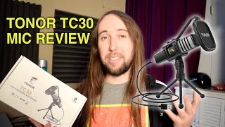 TONOR TC30 USB Condenser Microphone Review [upl. by Stevana468]