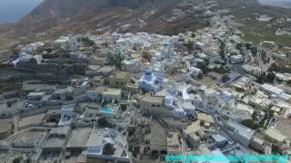 Drone trip in Santorini  Pyrgos [upl. by Elisee827]