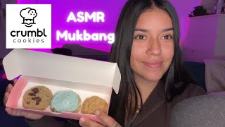 ASMR Crumbl Cookies Mukbang [upl. by Jdavie288]