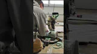 Cutting Carpet Pad for Stairs diy diyprojects carpetinstallation stairs [upl. by Casanova]