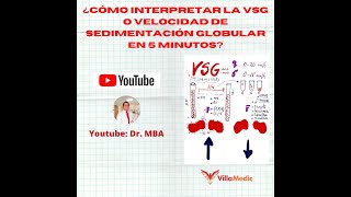 ¿Cómo interpretar la VSG o velocidad de sedimentación globular [upl. by Heywood996]