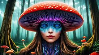 Psytrance  Mushroom Trip  Trippy Animation 🍄 Psychedelic Trance mix 2024 AI Graphic Visuals [upl. by Mhoj]