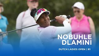 Nobuhle Dlamini posts a 66 6 on day one  Dutch Ladies Open [upl. by Analim]