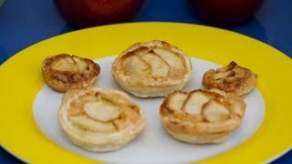 Tartaletas de Manzana de Hojaldre con Crema [upl. by Hgeilhsa]