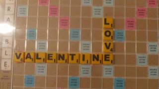 Valentines Day Scrabble [upl. by Annayrb690]