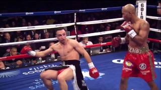 Paulie Malignaggi 2nd Round Knockdown Against Zab Judah [upl. by Wilkison]