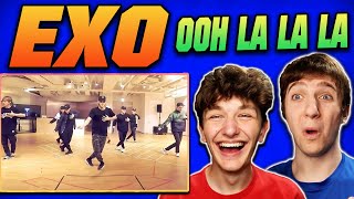 EXO  Ooh La La La Dance Practice REACTION [upl. by Eimiaj901]