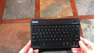 Returned my Amazon Purchase Arteck HB030B Universal Bluetooth Keyboard keyboard arteck [upl. by Akeenat558]