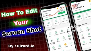 Edit Your Full Screenshot  How to edit screenshot text in Android  Screenshot Edit  TechnicalARO [upl. by Charil]