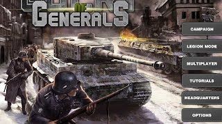 Glory of Generals walkthrough  Western Front Allies Operation Balkans [upl. by Okihcim]