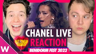 Chanel quotSloMoquot Reaction  Spain Eurovision 2022 [upl. by Adnileb919]