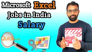 Excel Jobs in company  Microsoft Excel jobs in India Salary Company [upl. by Denyse429]