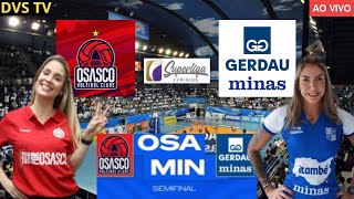 OSASCO X MINAS AO VIVO SUPERLIGA FEMININA DE VÔLEI ONDE ASSISTIR COM IMAGENS [upl. by Henke]