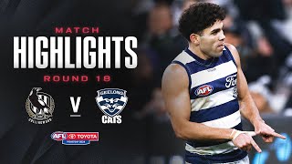 Collingwood v Geelong Highlights  Round 18 2024  AFL [upl. by Nedyrb456]