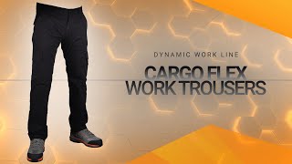 Stretch work trousers CARGO FLEX [upl. by Dahij]