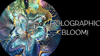 423 Holographic Bloom A Great Method For Interference Paints art [upl. by Farrar546]