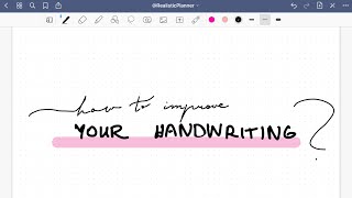 How to Improve Handwriting on iPad Goodnotes ✏️ [upl. by Royall]