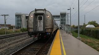 22012 Amtrak 353 InOut Of Troy MI 101222 [upl. by Atinauq56]