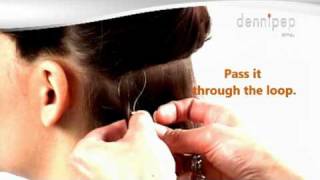 Micro ring loop hair extensions how to apply stepbystep instructions [upl. by Jessa350]