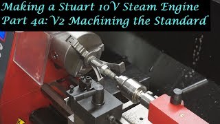 MT25 Part 4a  Making a Stuart 10V Engine V2 Machining the Standard By Andrew Whale [upl. by Kacie]