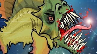 MAXIMUM PIRANHA VS MONSTER FISH Feed us 4 FINAL Gameplay And Walkthrough [upl. by Teyugn]