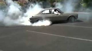 peugeot 504 burnout V8 [upl. by Danelle]