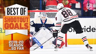 Best Shootout Goals from 201920  So Far  NHL [upl. by Ynelram]