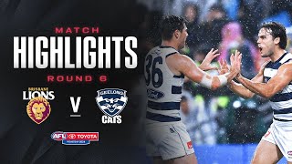 Brisbane v Geelong Highlights  Round 6 2024  AFL [upl. by Alrad]