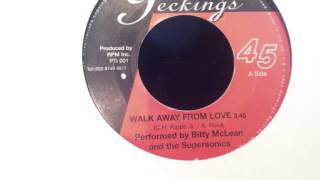 Bitty McLean amp The Supersonics  Walk Away From Love [upl. by Mcallister]